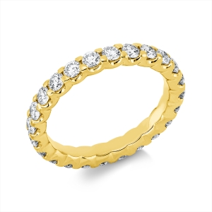 Infinity Memoire Ring  18kt Gelbgold mit 1,61ct Diamanten