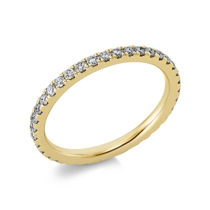 Infinity Memoire Ring  14kt Gelbgold mit 0,57ct Diamanten