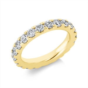 Infinity Memoire Ring  14kt Gelbgold mit 2,42ct Diamanten