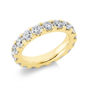 Infinity Memoire Ring  14kt Gelbgold mit 3,44ct Diamanten