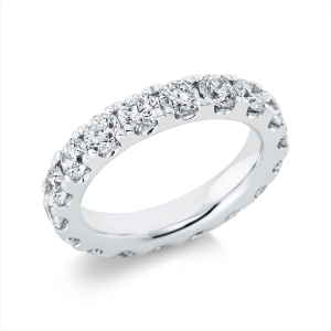 Infinity Memoire Ring  14kt Gelbgold mit 3,44ct Diamanten