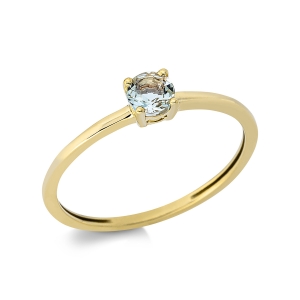 Ring 4er-Krappe 18 kt GG