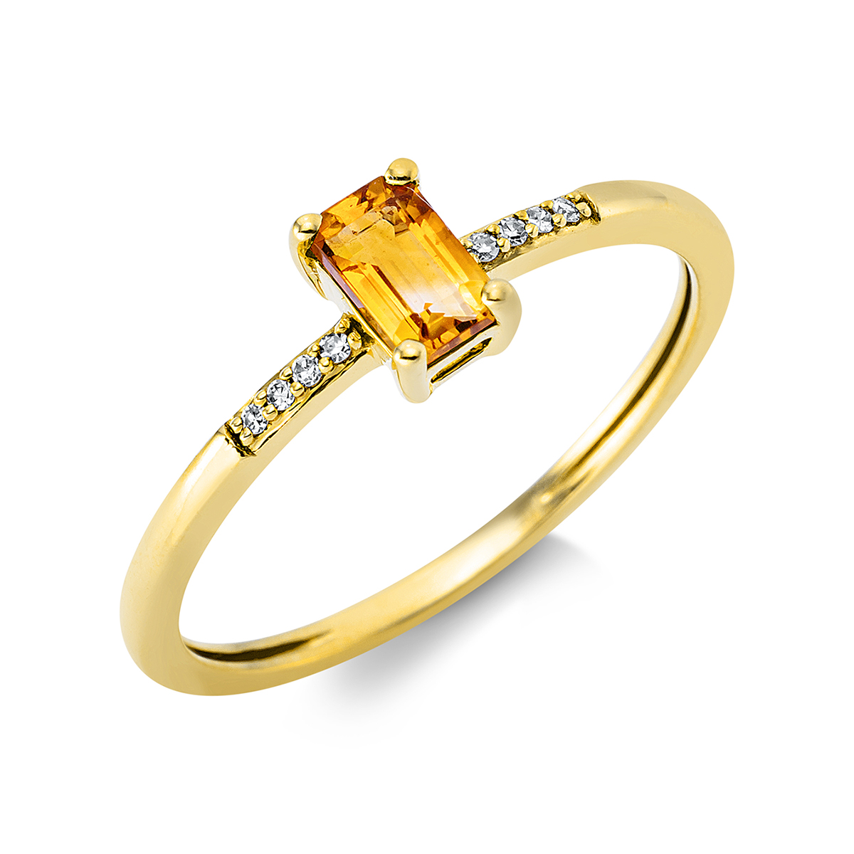 Ring 4er-Krappe 18 kt GG