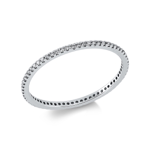 Infinity Memoire Ring  18kt Weißgold mit 0,20ct Diamanten