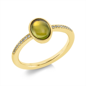 Ring 18 kt GG rund