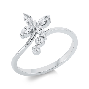 Ring 18 kt GG+WG