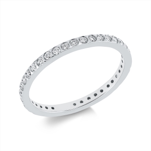 Infinity Memoire Ring  18kt Gelbgold mit 0,37ct Diamanten