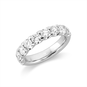 Memoire halb Ring 4er-Krappe 18kt Weißgold Premium Edition mit 1,80ct Diamanten