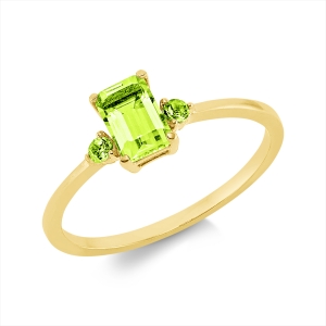Ring 4er-Krappe 18 kt GG