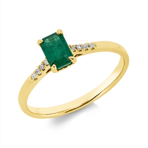 Ring 4er-Krappe 18 kt GG