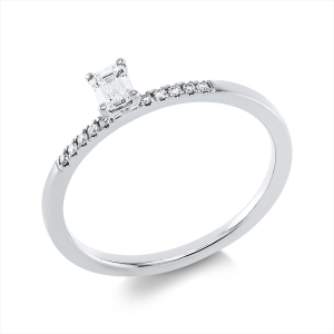 Ring 4er-Krappe 18 kt WG