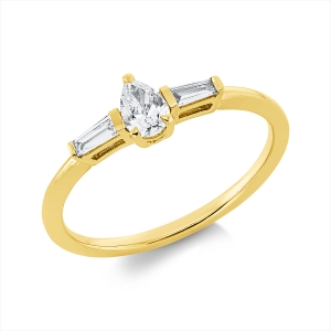 Ring 3er-Krappe 18 kt GG