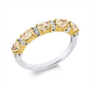 Ring 18 kt WG+GG