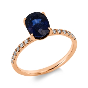 Ring 4er-Krappe 18 kt RG