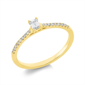 Ring 4er-Krappe 18 kt GG