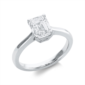 Solitaire Ring 4er-Krappe 18kt Weißgold GIA2497321451 mit 2,00ct Diamanten