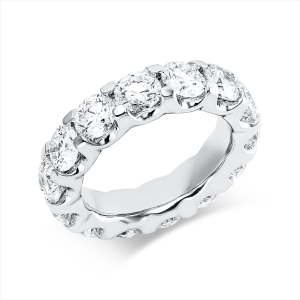 Infinity Memoire Ring  18kt Weißgold Premium Edition, 14 GIA's mit 7,04ct Diamanten