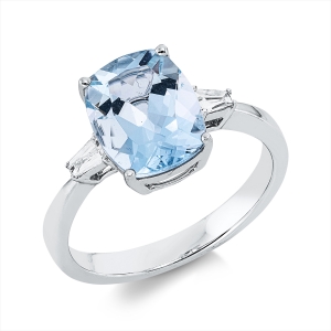 Ring 4er-Krappe 18 kt WG