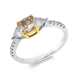 Ring 18 kt WG+GG