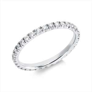Infinity Memoire Ring  18kt Weißgold mit 0,48ct Diamanten