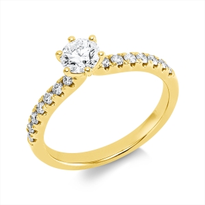 Ring 6er-Krappe 18 kt GG, GIA 5191326955