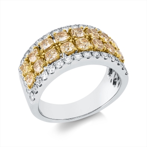 Ring 18 kt WG+GG