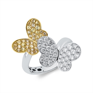 Ring 18 kt WG+GG