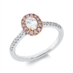 Ring 18 kt WG+RG, GIA_7376557317