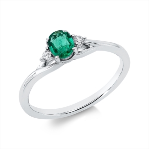 Ring 4er-Krappe 18 kt WG