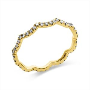Ring 14 kt GG, shank slightly wider
