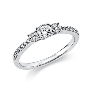 Ring 4er-Krappe 14 kt GG