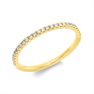Infinity Memoire Ring  18kt Gelbgold mit 0,15ct Diamanten