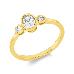 Ring Zarge 18 kt GG