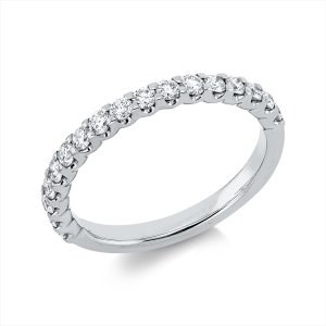 Memoire halb Ring  18kt Gelbgold mit 0,53ct Diamanten