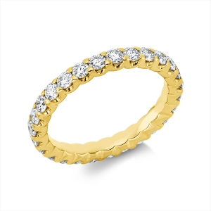 Infinity Memoire Ring  18kt Gelbgold mit 1,41ct Diamanten