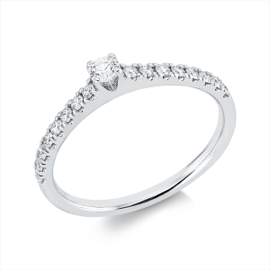 Ring 4er-Krappe 18 kt WG