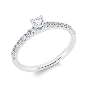 Ring 4er-Krappe 18 kt WG