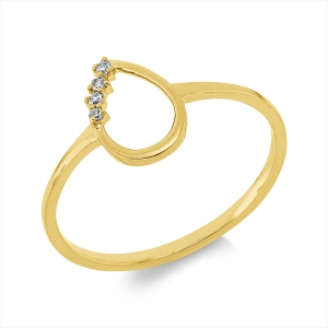 Ring 18 kt GG Tropfen