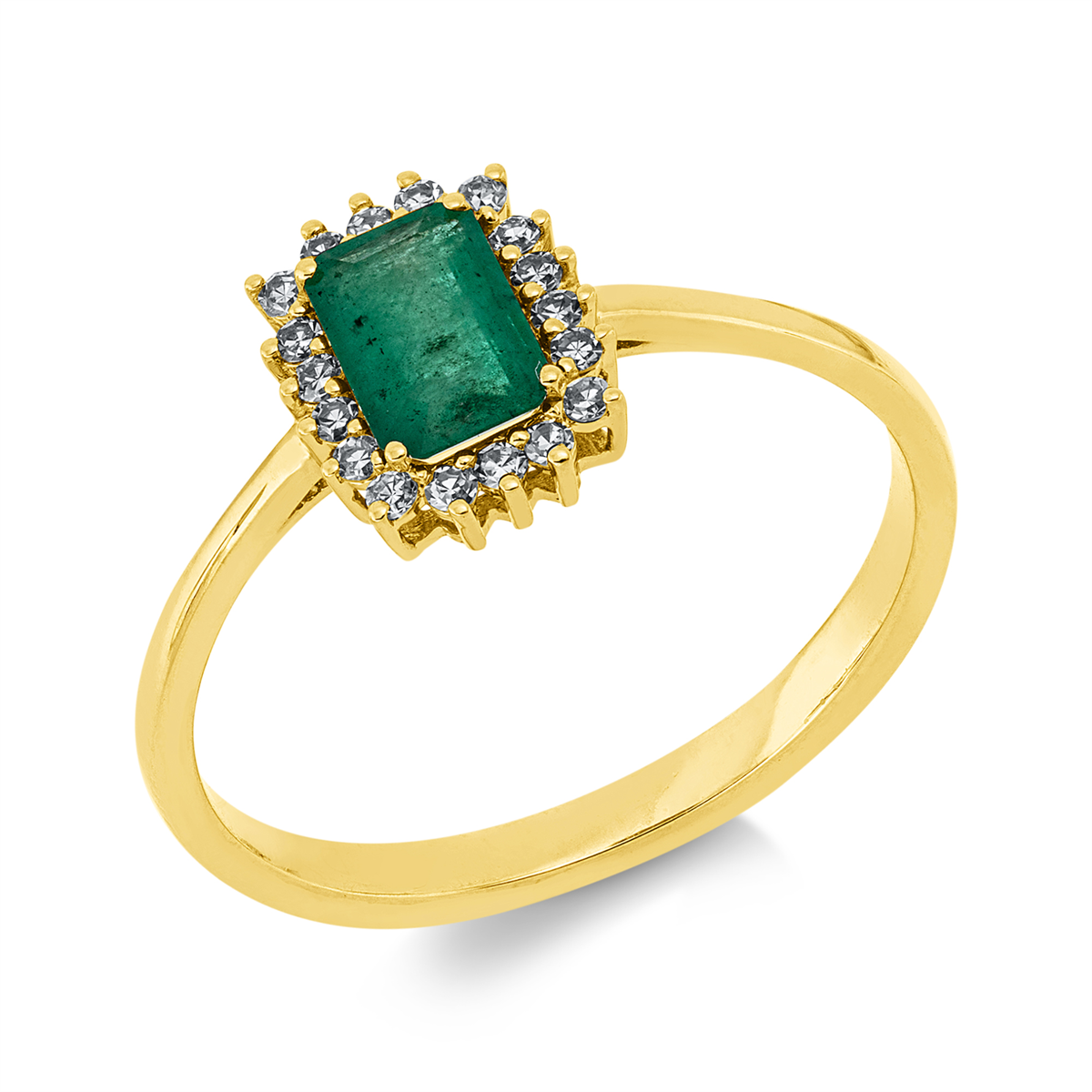 Ring 4er-Krappe 18 kt GG