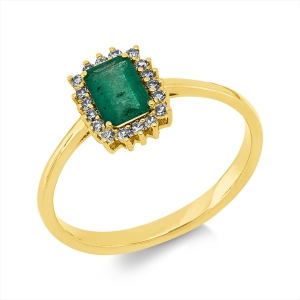 Ring 4er-Krappe 18 kt GG