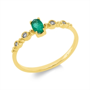 Ring 4er-Krappe 18 kt GG