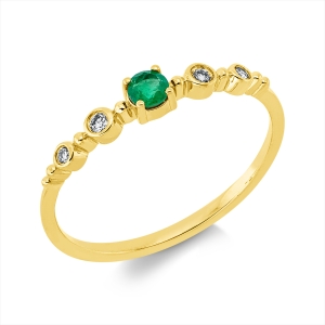 Ring 4er-Krappe 18 kt GG