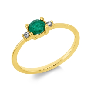 Ring 4er-Krappe 18 kt GG