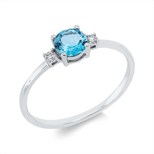Ring 4er-Krappe 18 kt WG