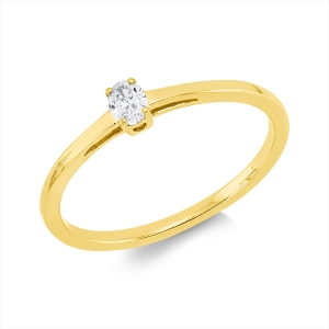 Ring 4er-Krappe 18 kt GG