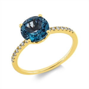 Ring 4er-Krappe 18 kt GG
