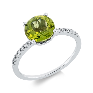Ring 4er-Krappe 18 kt WG