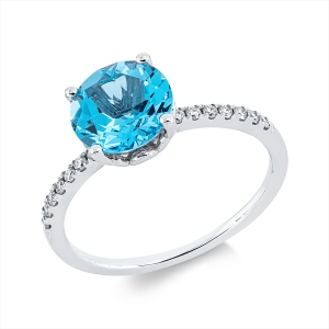 Ring 4er-Krappe 18 kt WG