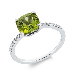 Ring 4er-Krappe 18 kt WG