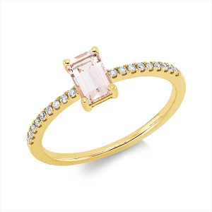 Ring 4er-Krappe 18 kt GG